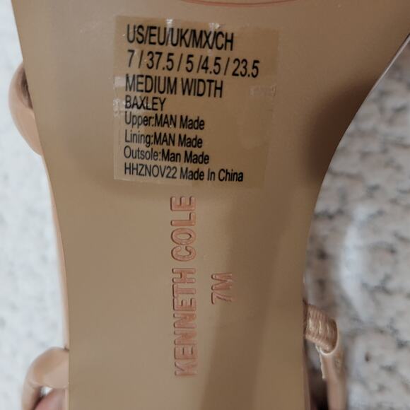 NEW Kenneth Cole Women's Women's Baxley Wedge Sandal Cognac size 7 - Picture 5 of 6